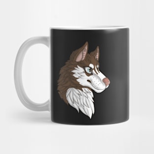 Brown Husky Mug